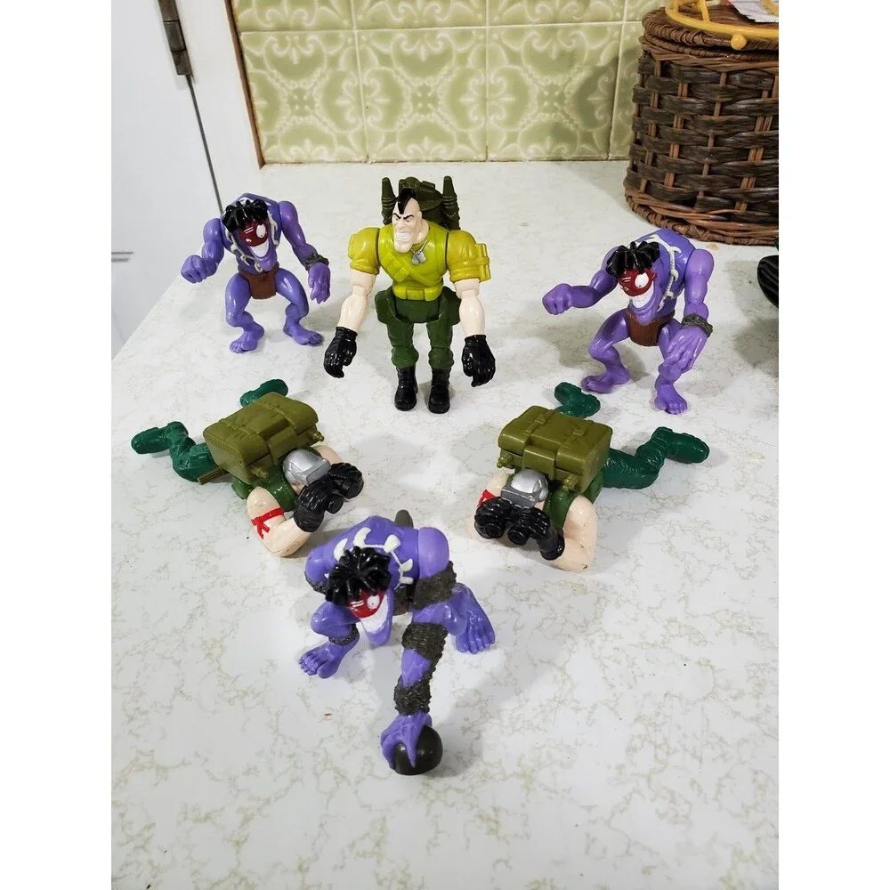 Small Soldiers Toys Action Figurines Vintage 1998 Lot Of 6 Burger King Gorgonite